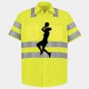 Men's High Visibility Safety Short Sleeve Work Shirt Thumbnail