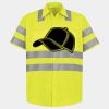 Men's High Visibility Safety Short Sleeve Work Shirt Thumbnail