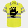 Men's High Visibility Safety Short Sleeve Work Shirt Thumbnail