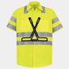Men's High Visibility Safety Short Sleeve Work Shirt Thumbnail