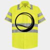 Men's High Visibility Safety Short Sleeve Work Shirt Thumbnail