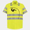 Men's High Visibility Safety Short Sleeve Work Shirt Thumbnail