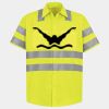 Men's High Visibility Safety Short Sleeve Work Shirt Thumbnail