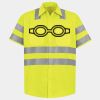 Men's High Visibility Safety Short Sleeve Work Shirt Thumbnail