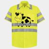 Men's High Visibility Safety Short Sleeve Work Shirt Thumbnail