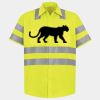 Men's High Visibility Safety Short Sleeve Work Shirt Thumbnail
