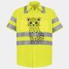 Men's High Visibility Safety Short Sleeve Work Shirt Thumbnail