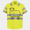 Men's High Visibility Safety Short Sleeve Work Shirt Thumbnail