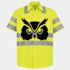 Men's High Visibility Safety Short Sleeve Work Shirt Thumbnail