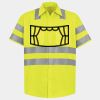 Men's High Visibility Safety Short Sleeve Work Shirt Thumbnail