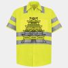 Men's High Visibility Safety Short Sleeve Work Shirt Thumbnail