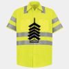 Men's High Visibility Safety Short Sleeve Work Shirt Thumbnail