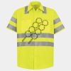 Men's High Visibility Safety Short Sleeve Work Shirt Thumbnail