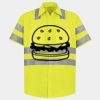 Men's High Visibility Safety Short Sleeve Work Shirt Thumbnail