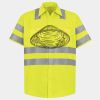 Men's High Visibility Safety Short Sleeve Work Shirt Thumbnail