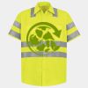 Men's High Visibility Safety Short Sleeve Work Shirt Thumbnail