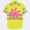 Men's High Visibility Safety Short Sleeve Work Shirt Thumbnail