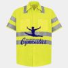 Men's High Visibility Safety Short Sleeve Work Shirt Thumbnail