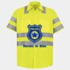 Men's High Visibility Safety Short Sleeve Work Shirt Thumbnail