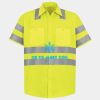 Men's High Visibility Safety Short Sleeve Work Shirt Thumbnail