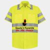 Men's High Visibility Safety Short Sleeve Work Shirt Thumbnail