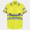 Men's High Visibility Safety Short Sleeve Work Shirt Thumbnail